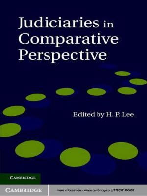 Cover of the book Judiciaries in Comparative Perspective by Christian Hill