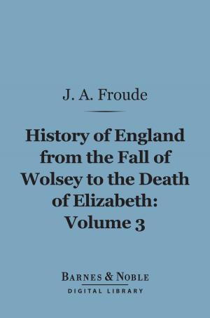 Book cover of History of England From the Fall of Wolsey to the Death of Elizabeth, Volume 3 (Barnes & Noble Digital Library)