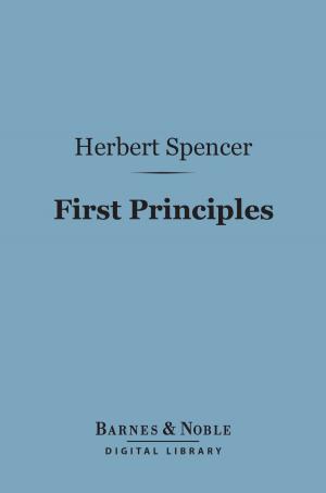 Cover of the book First Principles (Barnes & Noble Digital Library) by W. B. Yeats