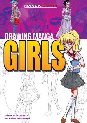 Book cover of Drawing Manga Girls