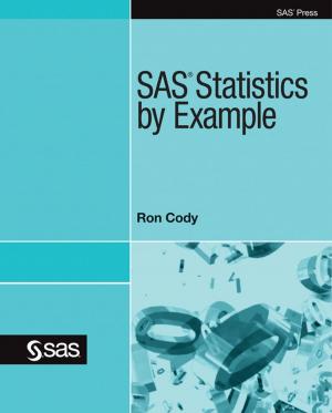 Cover of the book SAS Statistics by Example by Robert Carver
