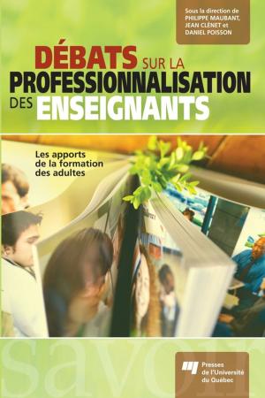Cover of the book Débats sur la professionnalisation des enseignants by Benoît Lévesque