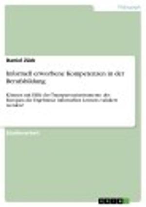Cover of the book Informell erworbene Kompetenzen in der Berufsbildung by Claudia Schulte-Meßtorff