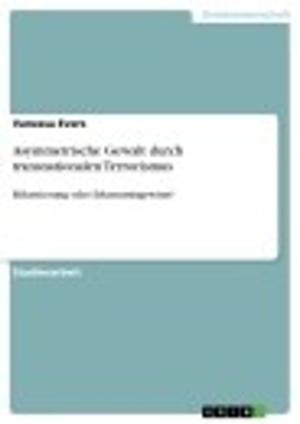 Cover of the book Asymmetrische Gewalt durch transnationalen Terrorismus by Alexander Schröder