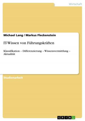 Cover of the book IT-Wissen von Führungskräften by N. H.