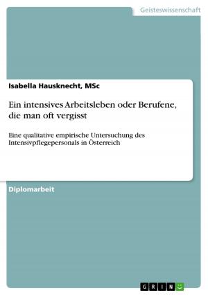 Cover of the book Ein intensives Arbeitsleben oder Berufene, die man oft vergisst by Timm Ole Bernshausen