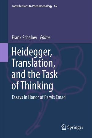 Cover of Heidegger, Translation, and the Task of Thinking