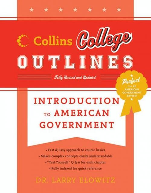 Cover of the book Introduction to American Government by Larry Elowitz, Collins Reference