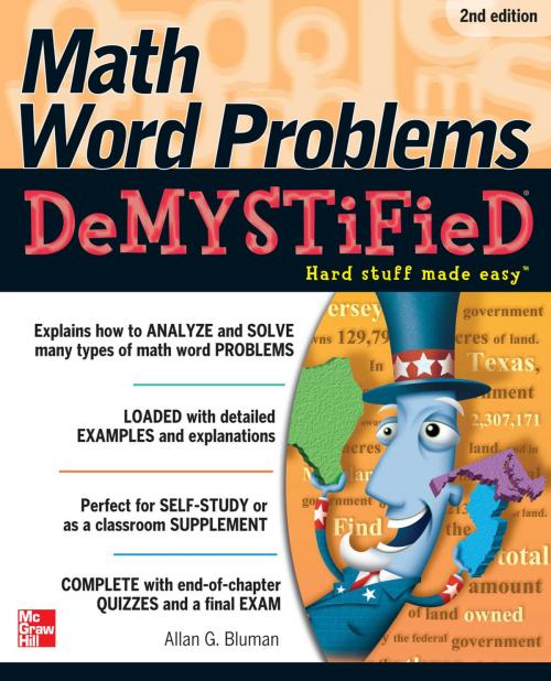 Cover of the book Math Word Problems Demystified 2/E by Allan G. Bluman, McGraw-Hill Education