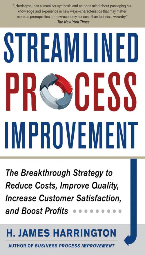 Cover of the book Streamlined Process Improvement by H. James Harrington, McGraw-Hill Education
