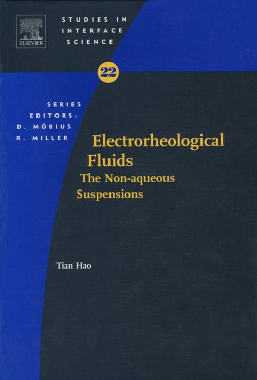 Cover of the book Electrorheological Fluids by Tian Hao, Elsevier Science