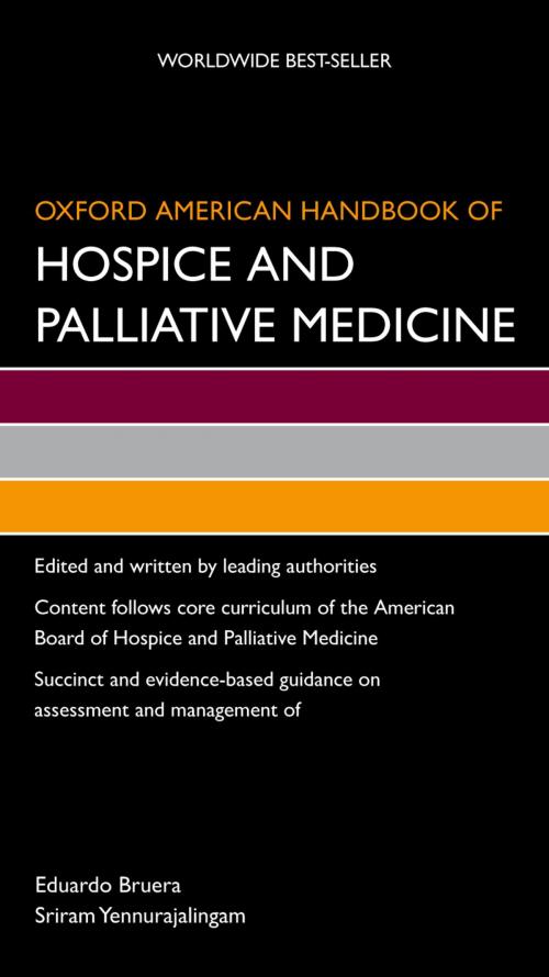 Cover of the book Oxford American Handbook of Hospice and Palliative Medicine by , Oxford University Press
