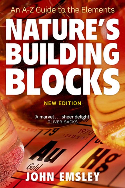 Cover of the book Nature's Building Blocks by John Emsley, OUP Oxford