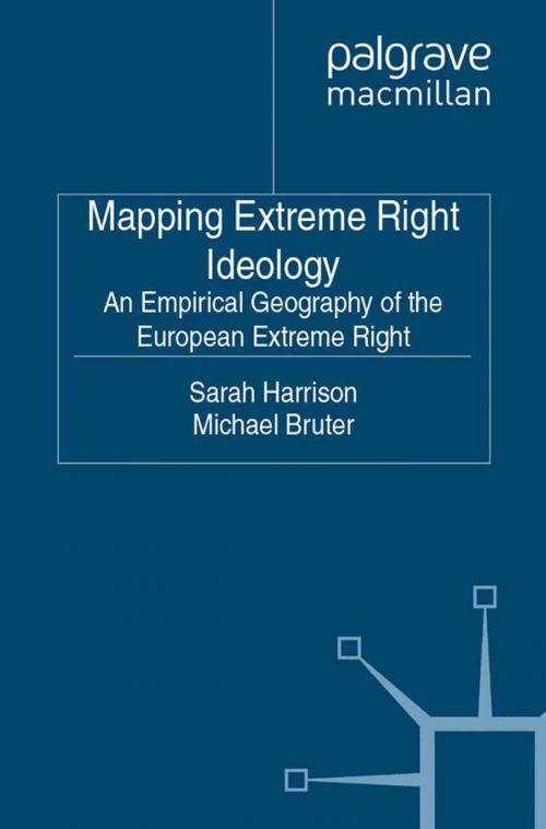 Cover of the book Mapping Extreme Right Ideology by M. Bruter, S. Harrison, Palgrave Macmillan UK