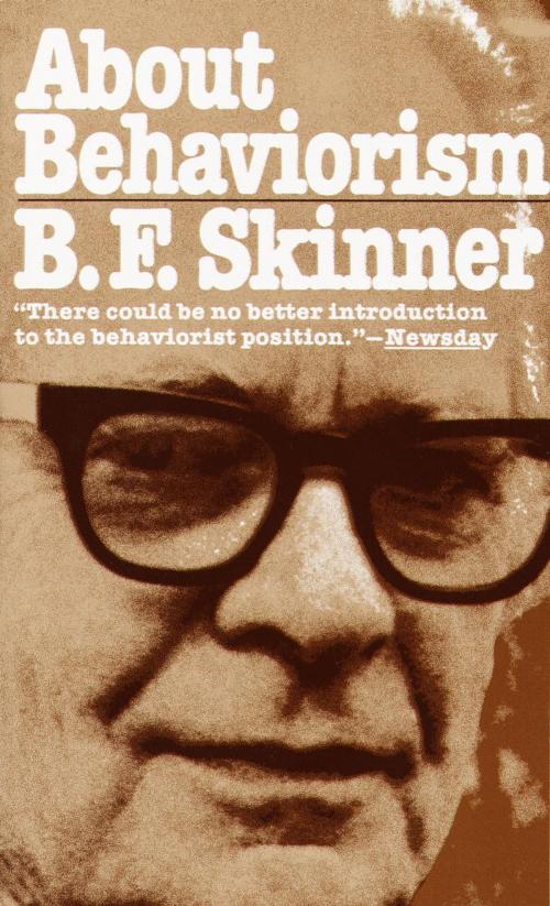 Cover of the book About Behaviorism by B.F. Skinner, Knopf Doubleday Publishing Group