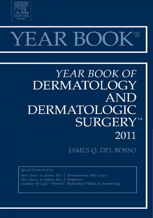 Cover of the book Year Book of Dermatology and Dermatological Surgery 2011 - E-Book by James Q. Del Rosso, MD, DO, FAOCD, Elsevier Health Sciences