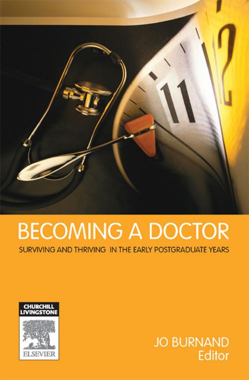 Cover of the book Becoming a Doctor by Jo Burnand, BSW(Syd), B Med(Newcastle), MPH(NSW), FRACMA, Elsevier Health Sciences