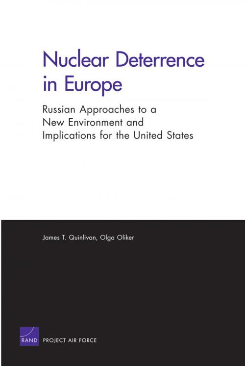 Cover of the book Nuclear Deterrence in Europe by James T. Quinlivan, Olga Oliker, RAND Corporation