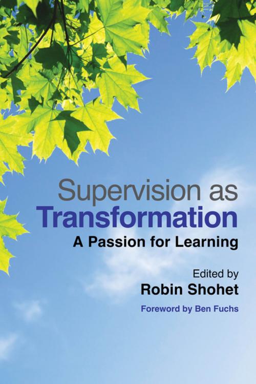 Cover of the book Supervision as Transformation by Fiona Adamson, Joan Wilmot, Nicola Coombe, Judy Ryde, Ann Rowe, Michael Carroll, Richard Olivier, Mary Creaner, Christina Breene, Jessica Kingsley Publishers