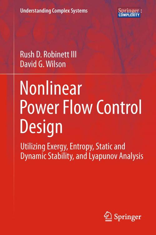 Cover of the book Nonlinear Power Flow Control Design by Rush D. Robinett III, David G. Wilson, Springer London