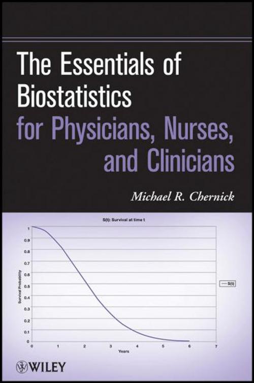Cover of the book The Essentials of Biostatistics for Physicians, Nurses, and Clinicians by Michael R. Chernick, Wiley