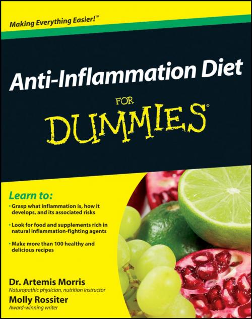 Cover of the book Anti-Inflammation Diet For Dummies by Morris, Molly Rossiter, Wiley