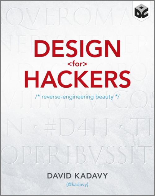 Cover of the book Design for Hackers by David Kadavy, Wiley