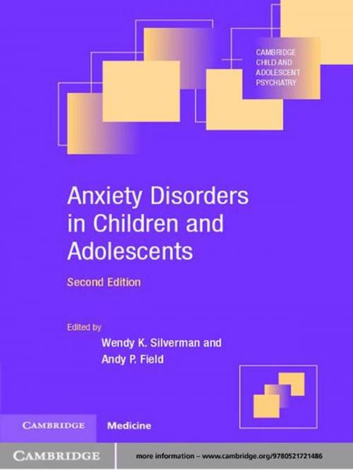 Cover of the book Anxiety Disorders in Children and Adolescents by , Cambridge University Press