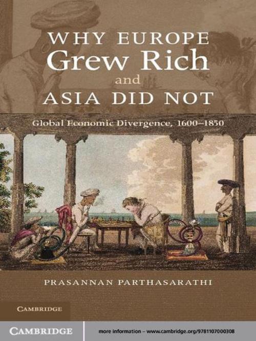 Cover of the book Why Europe Grew Rich and Asia Did Not by Prasannan Parthasarathi, Cambridge University Press