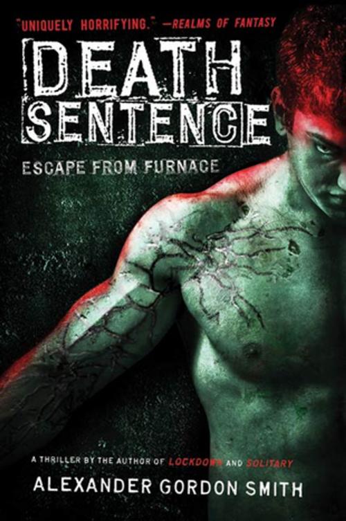 Cover of the book Death Sentence by Alexander Gordon Smith, Farrar, Straus and Giroux (BYR)
