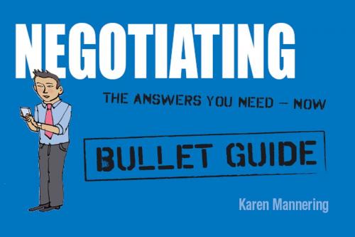 Cover of the book Negotiating: Bullet Guides by Karen Mannering, Hodder & Stoughton