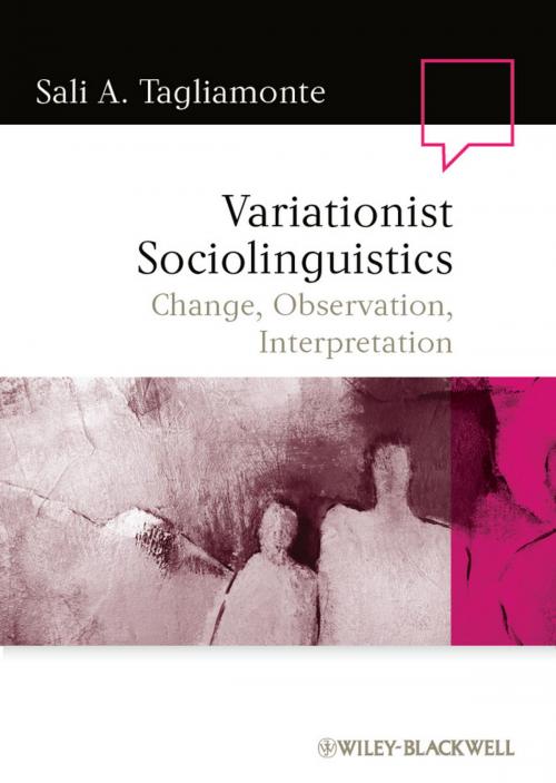 Cover of the book Variationist Sociolinguistics by Sali A. Tagliamonte, Wiley