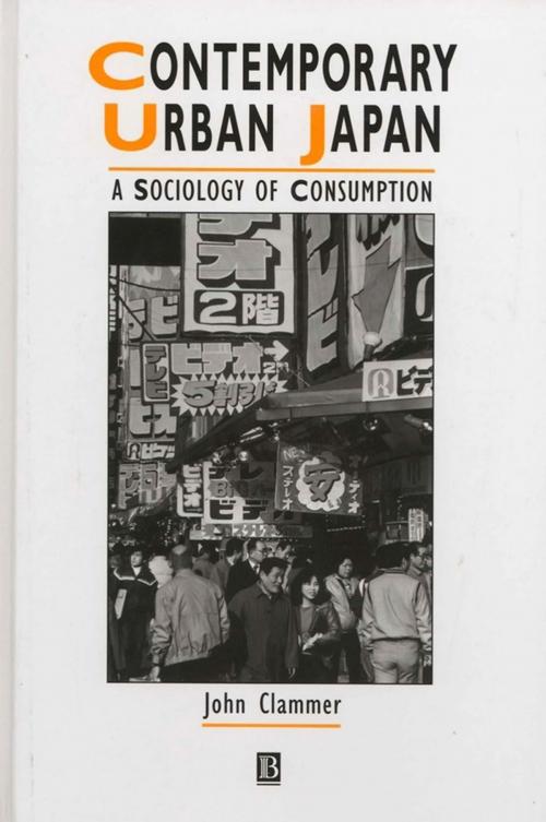 Cover of the book Contemporary Urban Japan by John Clammer, Wiley