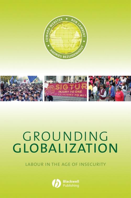 Cover of the book Grounding Globalization by Edward Webster, Rob Lambert, Andries Beziudenhout, Wiley