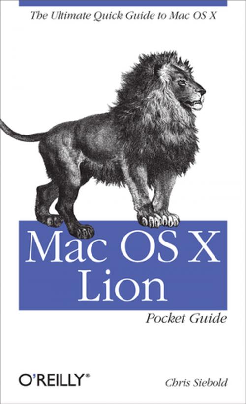 Cover of the book Mac OS X Lion Pocket Guide by Chris Seibold, O'Reilly Media