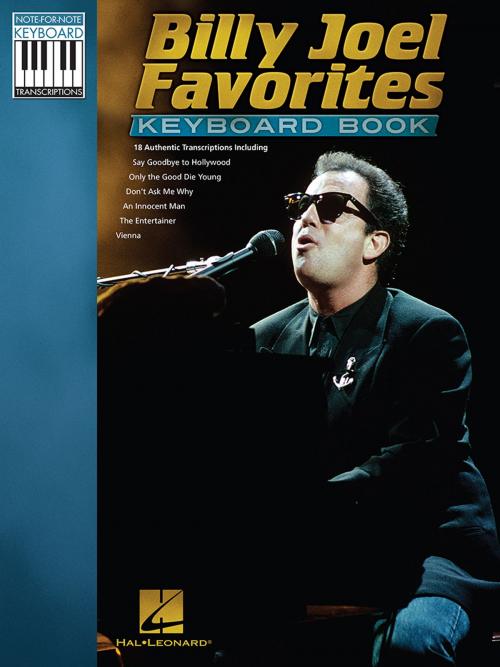 Cover of the book Billy Joel Favorites Keyboard Book (Songbook) by Billy Joel, Hal Leonard