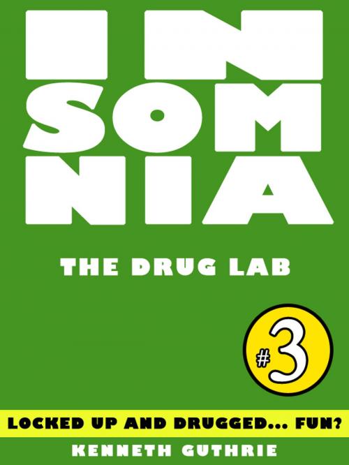 Cover of the book Insomnia 3: The Drug Lab by Kenneth Guthrie, Lunatic Ink Publishing