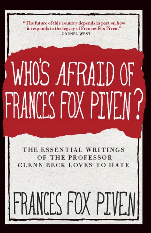 Cover of the book Who's Afraid of Frances Fox Piven? by Frances Fox Piven, The New Press