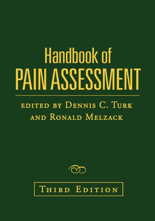 Cover of the book Handbook of Pain Assessment, Third Edition by , Guilford Publications