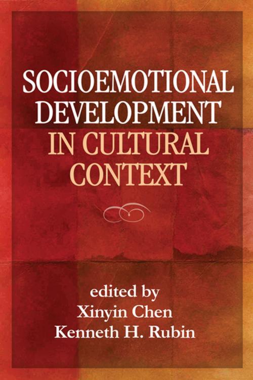 Cover of the book Socioemotional Development in Cultural Context by , Guilford Publications