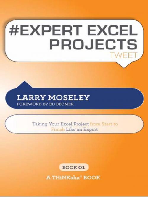 Cover of the book #EXPERT EXCEL PROJECTS tweet Book01 by Larry Moseley; Edited by Rajesh Setty, Happy About