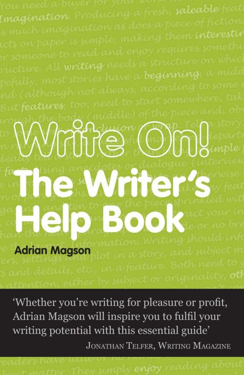 Cover of the book Write On by Adrian Magson, Accent Press
