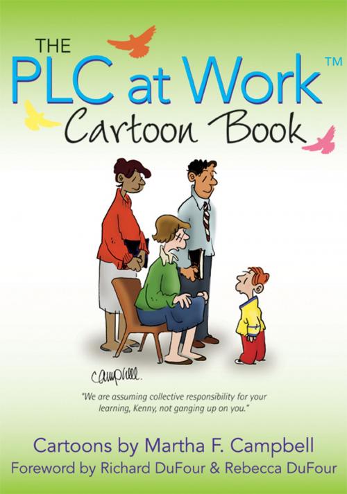 Cover of the book The PLC at Work TM Cartoon Book by Martha F Campbell, Solution Tree Press