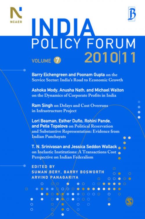 Cover of the book India Policy Forum 2010-11 by , SAGE Publications