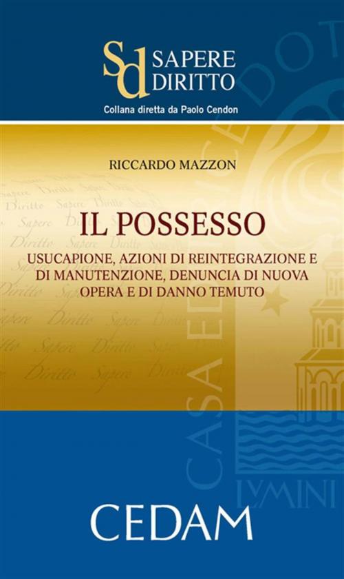 Cover of the book Il possesso by Riccardo Mazzon, Cedam