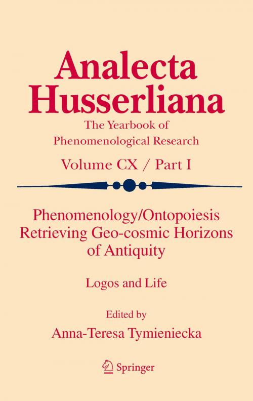 Cover of the book Phenomenology/Ontopoiesis Retrieving Geo-cosmic Horizons of Antiquity by , Springer Netherlands