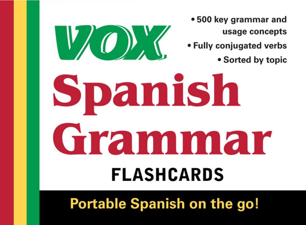 Big bigCover of VOX Spanish Grammar Flashcards
