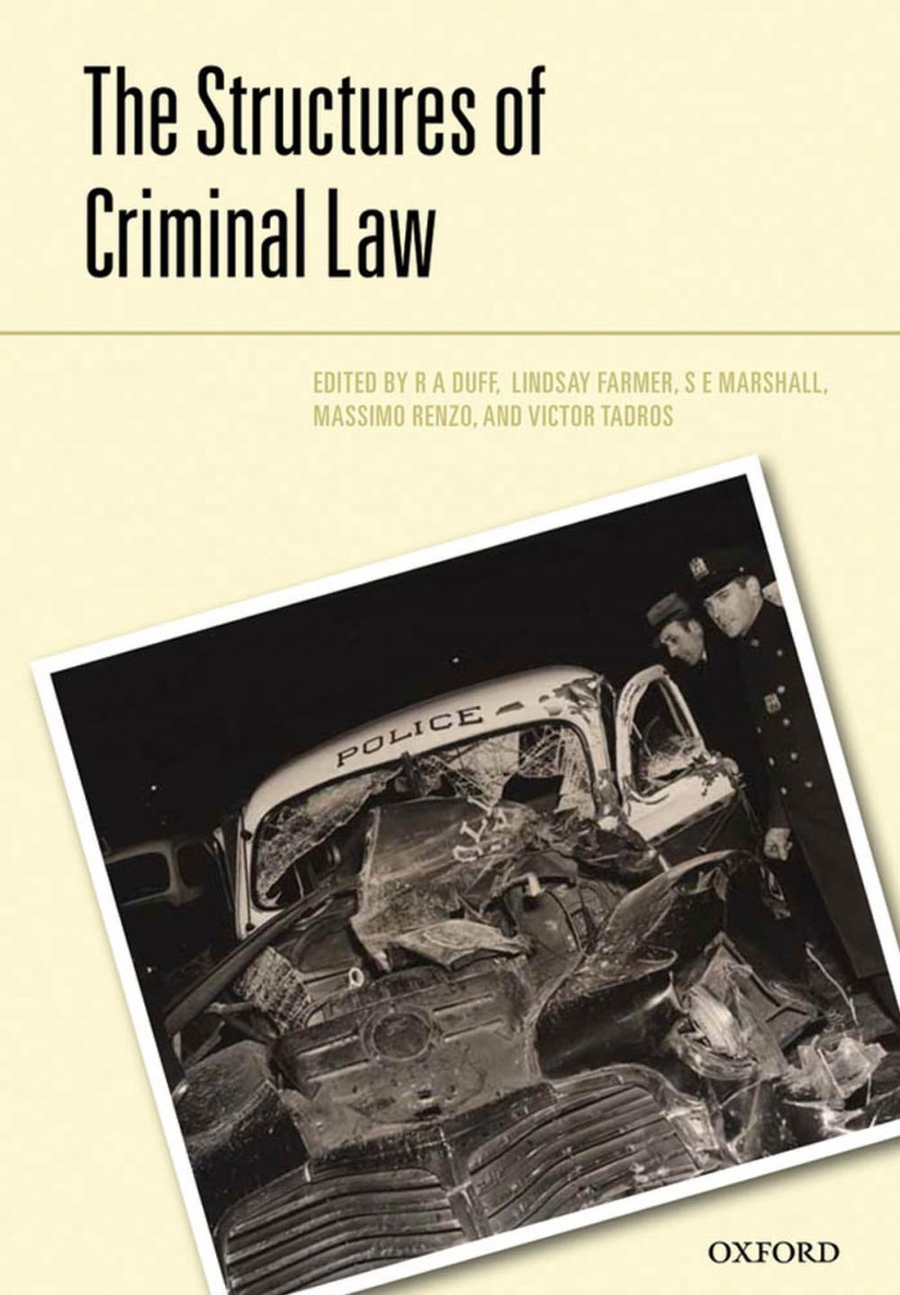 Big bigCover of The Structures of the Criminal Law