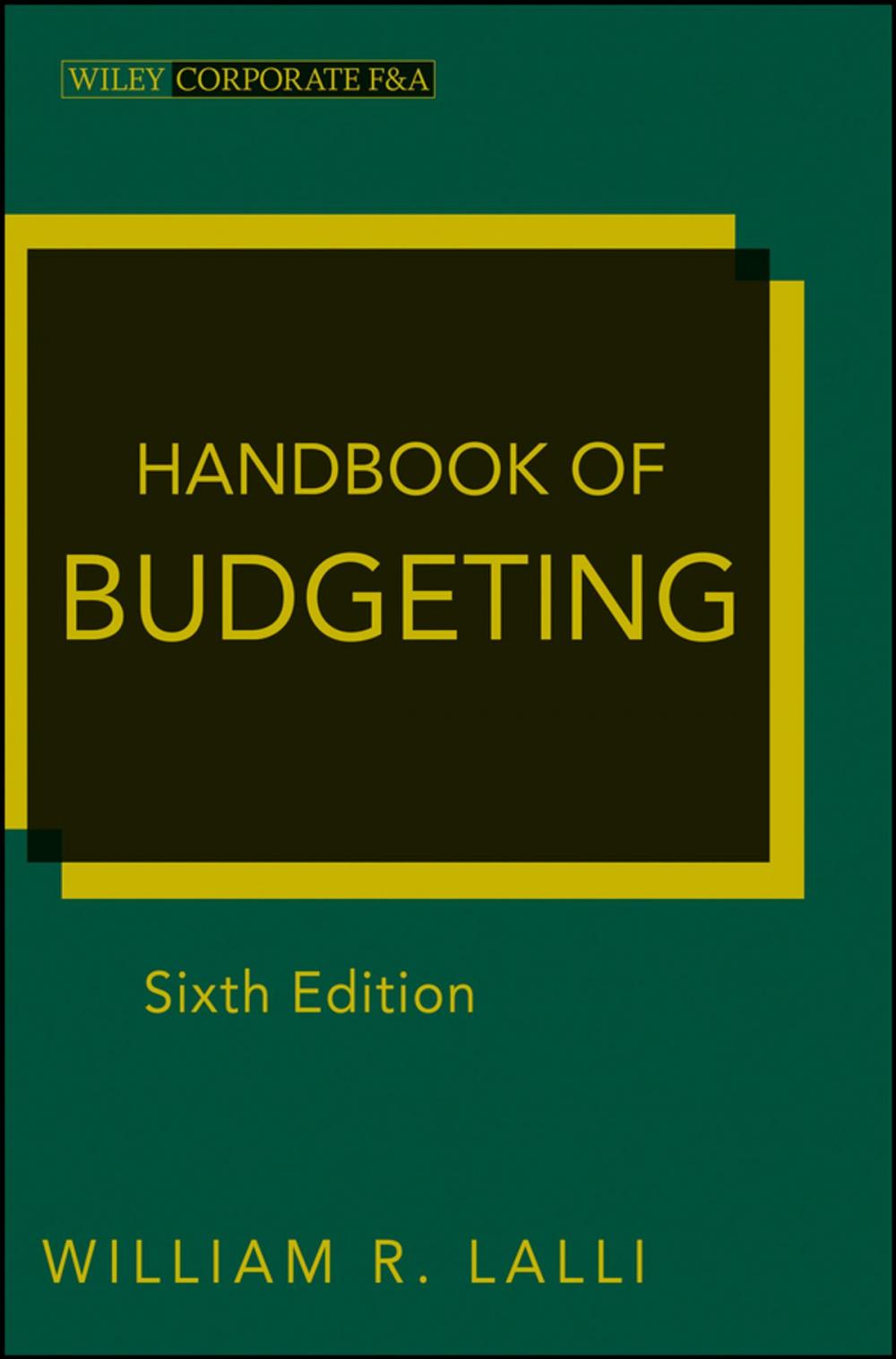 Big bigCover of Handbook of Budgeting