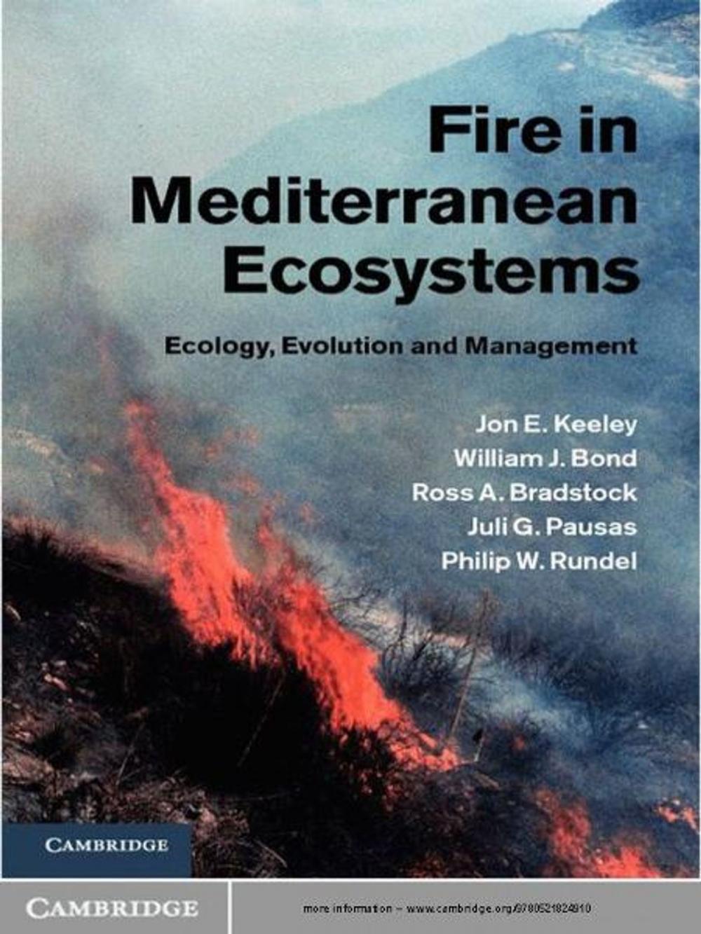 Big bigCover of Fire in Mediterranean Ecosystems